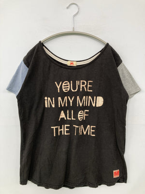 KRIFF MAYER/クリフメイヤー/Tシャツ/カットソー/トップス/ブラック/M  バスト79～87　身長154～162