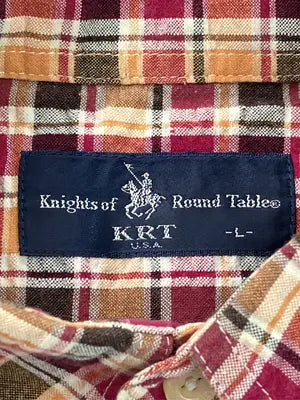 Knights of Round Table/ナイツオブラウンドテーブル/シャツ/ブラウス/トップス/レッド/L