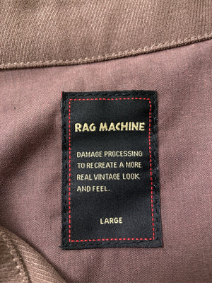 RAG MACHINE/ラグマシーン/シャツ/ブラウス/トップス/ブラウン/LARGE