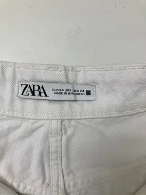 ZARA/ザラ/デニムパンツ/パンツ/ホワイト/EUR34/USA02/MEX24