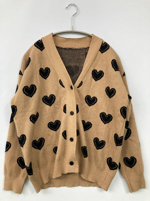 カーディガン/ボレロ/トップス/ベージュ