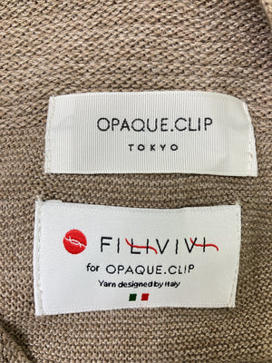 OPAQUE.CLIP/オペークドットクリップ/ニット/セーター/トップス/ブラウン/40/L