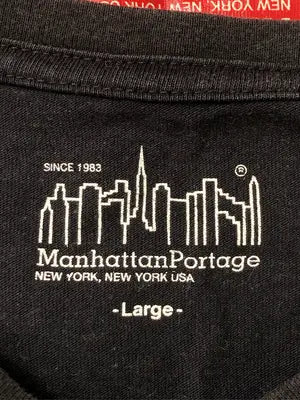 Manhattan Portage/マンハッタンポーテージ/Tシャツ/カットソー/トップス/ブラック/Large
