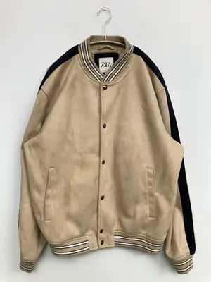 ZARA/ザラ/スタジャン/ジャケット/アウター/ベージュ/EUR XL/USA XL/MEX 44