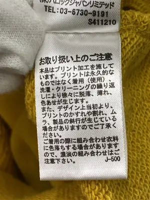 RODEO CROWNS/ロデオクラウンズ/スウェット/トップス/イエロー/FREE