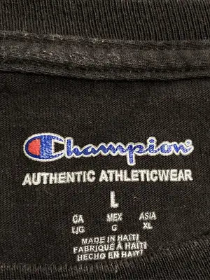 Champion/チャンピオン/Tシャツ/カットソー/トップス/ブラック/L