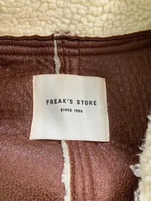 FREAK'S STORE/フリークスストア/ムートンコート/ジャケット/アウター/アイボリー/F