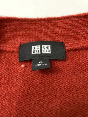 UNIQLO/ユニクロ/カーディガン/ボレロ/トップス/レッド/XL
