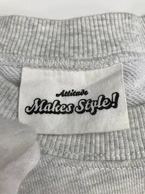 Attitude makes style!/アティチュードメイクススタイル/スウェット/トップス/グレー/F