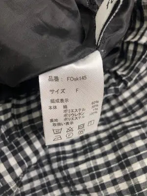 forksy./フォルクシー/ロングスカート/スカート/ブラック/F