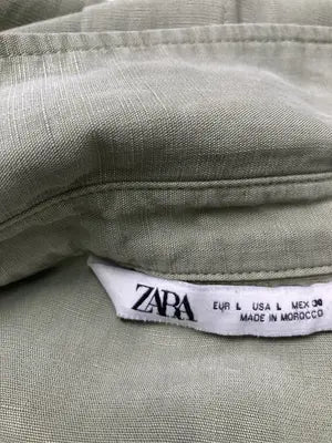 ZARA/ザラ/シャツワンピース/ワンピース/ドレス/カーキ/L