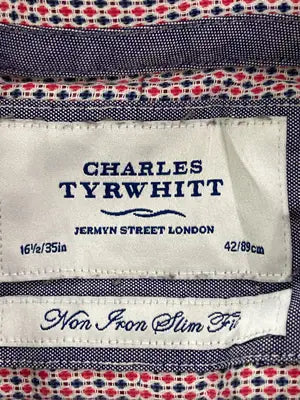 CHARLES TYRWHITT/シャツ/ブラウス/トップス/レッド/16 1/2