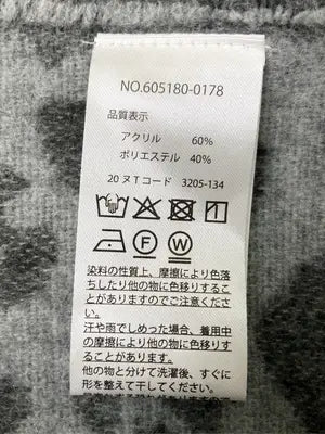 ストール/ショール/ファッション雑貨/グレー