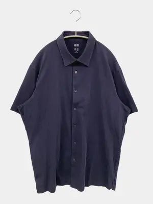 UNIQLO/ユニクロ/シャツ/ブラウス/トップス/ネイビー/XL