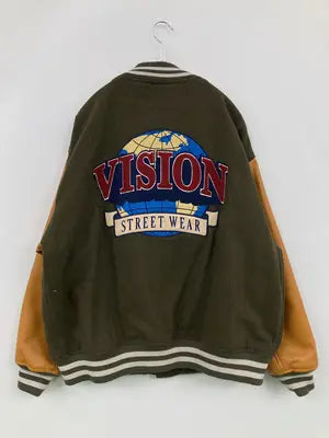 VISION STREET WEAR/ヴィジョンストリートウェア/スタジャン/ジャケット/アウター/グレー/M