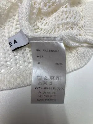 CLEA/クレア/Tシャツ/カットソー/トップス/ホワイト/F