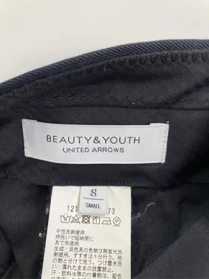 BEAUTY&YOUTH/ビューティーアンドユース/スラックス/パンツ/ブラック/S