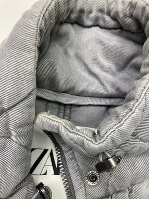 ZARA/ザラ/ダウンベスト/ジャケット/アウター/グレー/USA XS