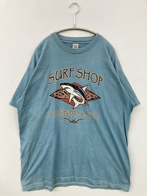 Ganzee/Tシャツ/カットソー/トップス/ブルー/XXL