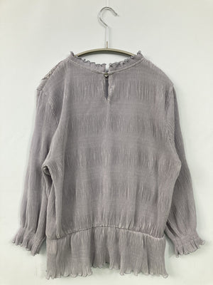 RETRO GIRL/レトロガール/シャツ/ブラウス/トップス/グレー/F