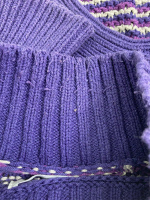 ITEMS/アイテムズ/ニット/セーター/トップス/パープル/FREE