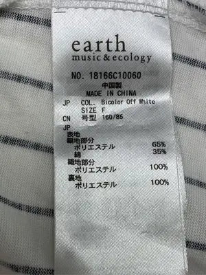 earth music&ecology/アースミュージックアンドエコロジー/Tシャツ/カットソー/トップス/ホワイト/F