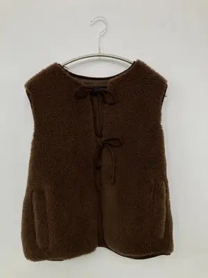 ZARA/ザラ/ベスト/トップス/ブラウン/USA S