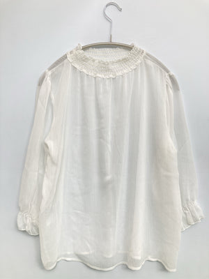 Luti que/ルティーク/シャツ/ブラウス/トップス/ホワイト/M