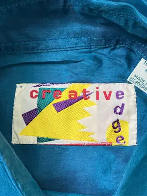 CREATIVE/シャツ/ブラウス/トップス/ブルー/S
