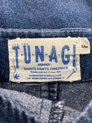 TUNAGI/ツナギ/シャツワンピース/ワンピース/ドレス/ネイビー/F
