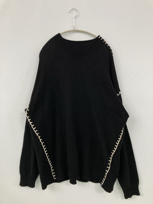 RAGEBLUE/レイジブルー/ニット/セーター/トップス/ブラック/L