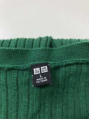 UNIQLO/ユニクロ/カーディガン/ボレロ/トップス/グリーン/L