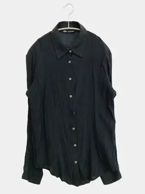 ZARA/ザラ/シャツ/ブラウス/トップス/ブラック/M