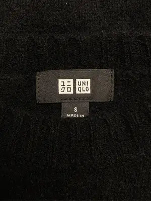 UNIQLO/ユニクロ/ニット/セーター/トップス/ブラック/S