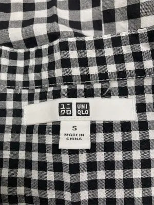 UNIQLO/ユニクロ/シャツワンピース/ワンピース/ドレス/ブラック/S