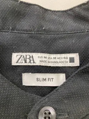 ZARA/ザラ/シャツ/ブラウス/トップス/ブラック/EUR M
