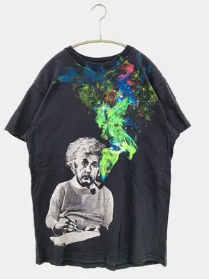 EINSTEIN/Tシャツ/カットソー/トップス/ブラック/M