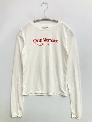 TINA:JOJUN/ティーナジョジュン/Tシャツ/カットソー/トップス/ホワイト/M
