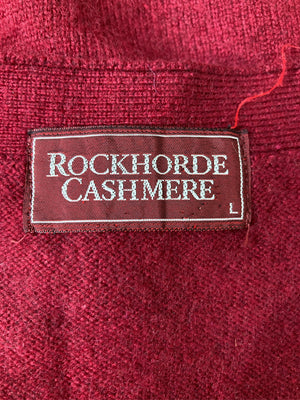 ROCKHORDE CASHMERE/ベスト/トップス/レッド/L