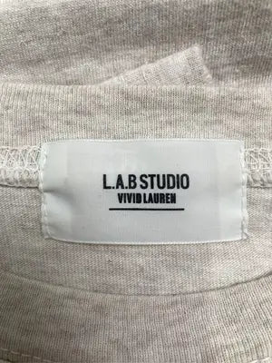L.A.B STUDIO/ラボスタジオ/Tシャツ/カットソー/トップス/ベージュ