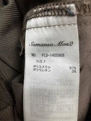 Samansa Mos2/サマンサモスモス/チノパンツ/パンツ/ブラウン/F