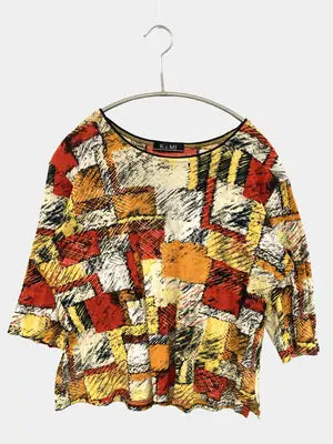 K & MI/Tシャツ/カットソー/トップス/イエロー