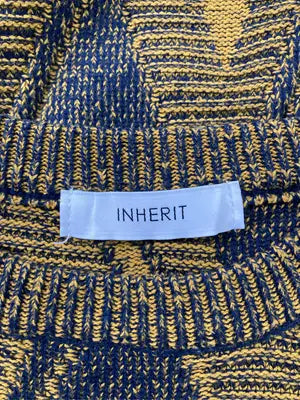 INHERIT/インヘリット/ニット/セーター/トップス/イエロー/L