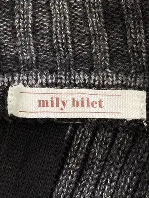 mily bilet/ニット/セーター/トップス/ブラック/M