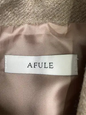AFULE/ショートコート/ジャケット/アウター/ベージュ/F