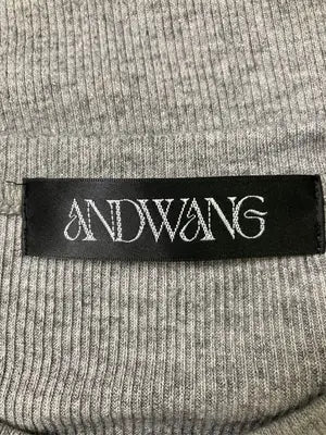 ANDWANG/アンドワン/Tシャツ/カットソー/トップス/グレー/F