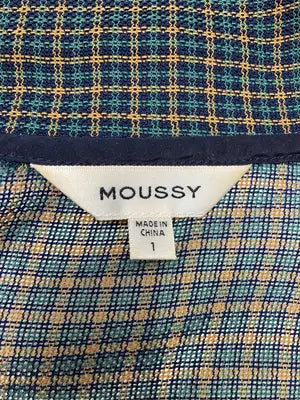 MOUSSY/マウジー/シャツ/ブラウス/トップス/ネイビー/1