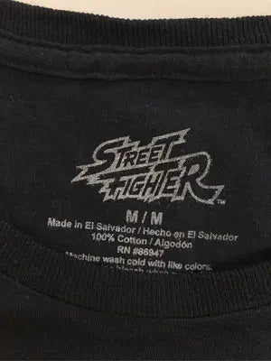 STREET FIGHTER/Tシャツ/カットソー/トップス/ブラック/M