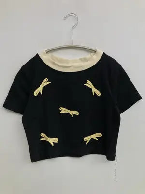 YRZS/Tシャツ/カットソー/トップス/ブラック/S