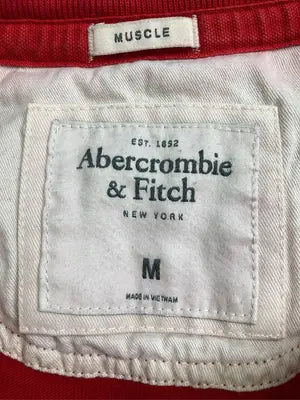 Abercrombie & Fitch/アバクロンビーアンドフィッチ/Tシャツ/カットソー/トップス/レッド/M